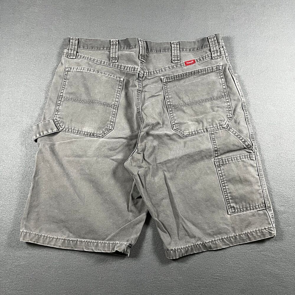 Wrangler Men's Grey and Brown Shorts
